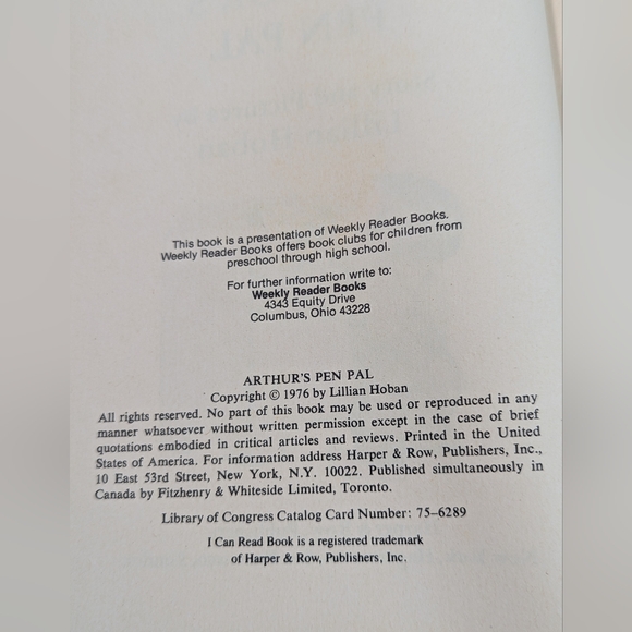 (4) I CAN READ BOOKS VTG 70s BARKLEY, ARTHUR, HATTIE RABBIT, WALPOLE - Picture 5 of 12